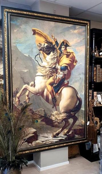 !!!!AANBIEDING!!!!  Prachtig kunstwerk Napoleon op doek.  