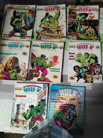 Comics De Hulk + varia (zie foto's) totaal 24 stuks