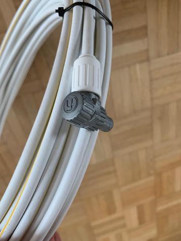 2 câbles d'antenne TV COAX PremiumCord 2 x 20 m