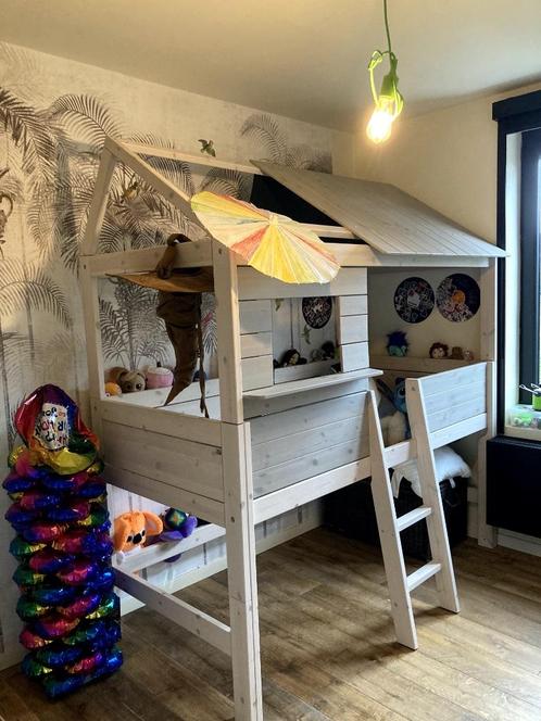 LIFETIME kidsroom - Halfhoogslaper, Huis en Inrichting, Slaapkamer | Stapelbedden en Hoogslapers, Gebruikt, Halfhoogslaper, 100 cm