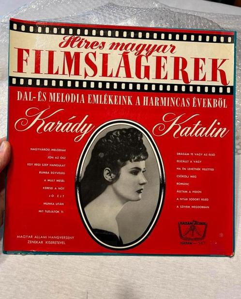 Karady Katalin Híres Magyar Filmslágerek 1965 pop LP vinyl, Cd's en Dvd's, Vinyl | Wereldmuziek, Zo goed als nieuw, 12 inch, Ophalen of Verzenden