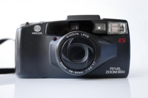 Minolta Riva Zoom 90c, TV, Hi-fi & Vidéo, Appareils photo analogiques, Utilisé, Compact, Minolta, Enlèvement ou Envoi