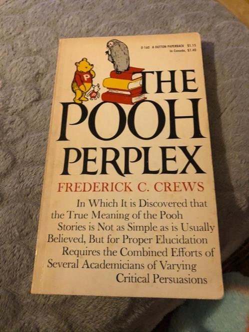 The Pooh Perplex - Frederick C. Crews, Livres, Essais, Chroniques & Interviews, Utilisé, Plusieurs auteurs, Enlèvement ou Envoi