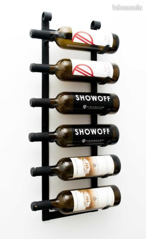 Support à bouteilles de vin mural en métal pour 6 bouteilles, Maison & Meubles, Accessoires pour la Maison | Porte-bouteilles