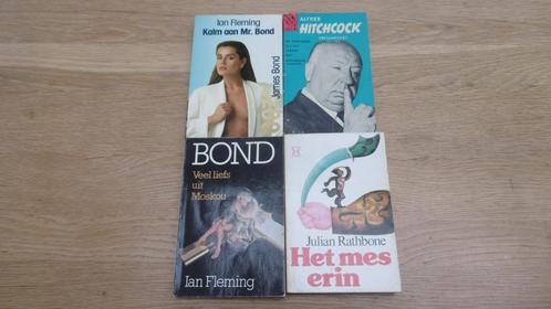 4 pockets:Ian Fleming,Hitchcock ( 2 euro voor alles), Livres, Policiers, Utilisé, Enlèvement ou Envoi