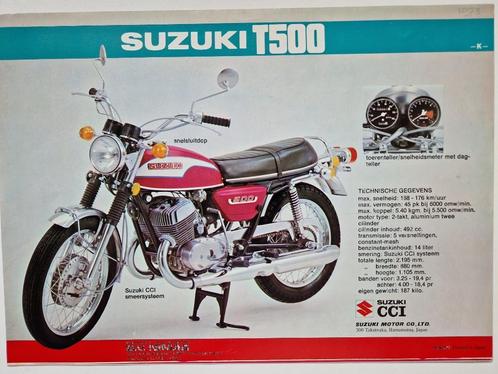 Suzuki folders - brochures, Motos, Modes d'emploi & Notices d'utilisation, Suzuki, Enlèvement ou Envoi