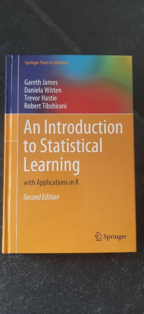 boek An Introduction to Statistical Learning second Edition, Boeken, Studieboeken en Cursussen, Gelezen, Hoger Onderwijs, Ophalen of Verzenden
