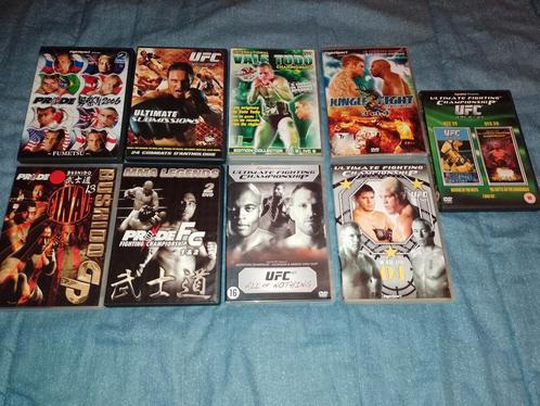 A vendre lot de 9 DVD d'UFC MMA Bushido casi neuf, CD & DVD, DVD | Sport & Fitness, Comme neuf, Autres types, Sport de combat