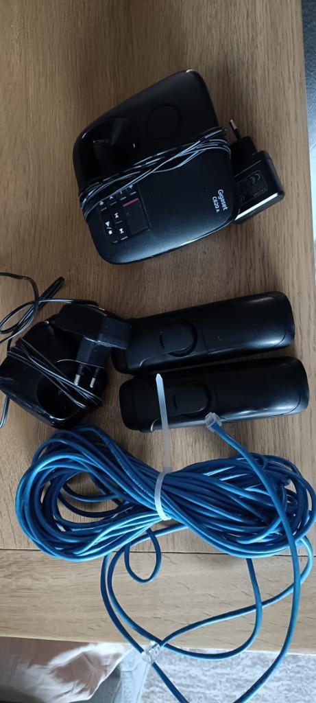 Gigaset C620A - Téléphone sans fil Duo + câble, Télécoms, Téléphones fixes | Combinés & sans fil, Utilisé, 2 combinés, Enlèvement ou Envoi