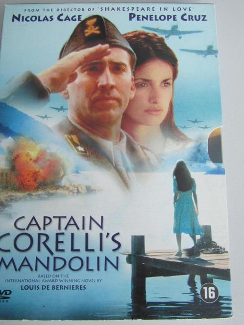 DVD LA MANDOLINE DU CAPITAINE CORELLI (Nicolas Cage), CD & DVD, DVD | Action, Utilisé, Guerre, À partir de 16 ans, Enlèvement ou Envoi
