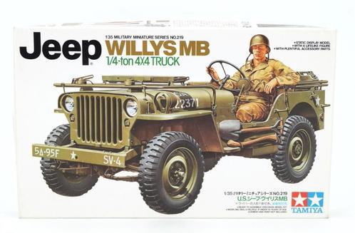 Jeep Willys MB - Tamiya 1/35  [Pack], Hobby en Vrije tijd, Modelbouw | Overige, Zo goed als nieuw, 1:32 tot 1:50, Verzenden