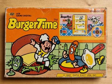 Burger Time - jeu lcd style NINTENDO Game & Watch CIB - '82
