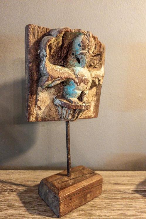 Belle sculpture sur bois d'oiseau authentique, Antiquités & Art, Art | Sculptures & Bois, Enlèvement ou Envoi