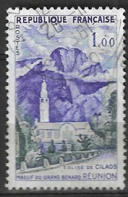 Frankrijk 1960 - Yvert 1241 - Kerk van Cilaos (ST), Postzegels en Munten, Postzegels | Europa | Frankrijk, Gestempeld, Verzenden