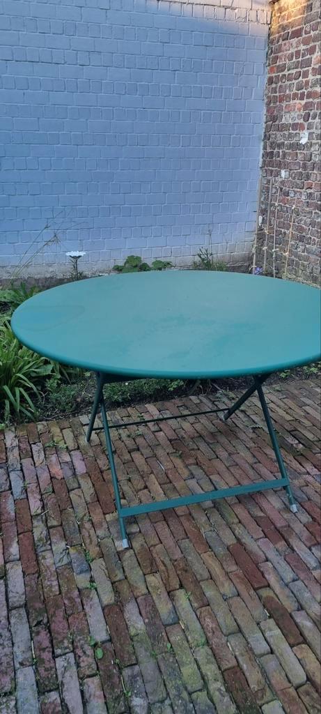 Fermob Caractère tuintafel 128 cm cedar green, Jardin & Terrasse, Tables de jardin, Comme neuf, Enlèvement