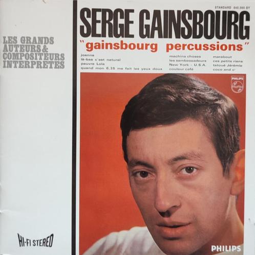 Serge Gainsbourg — Percussies uit Gainsbourg - Album-cd 💿, Cd's en Dvd's, Cd's | Pop, Zo goed als nieuw, 1960 tot 1980, Boxset