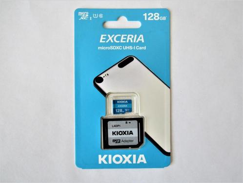 Carte micro SD Kioxia (Toshiba) 128 Go neuve, TV, Hi-fi & Vidéo, Photo | Cartes mémoire, Neuf, SD, 128 GB, Appareil photo, Enlèvement ou Envoi