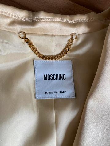 Vintage Moschino blazer in zijde en wol IT 44