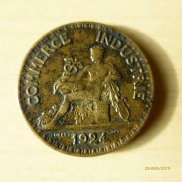 oude Franse munt - 1924