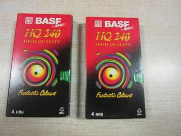 4 video casettes BASF 