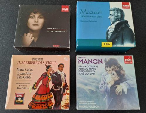 4 x Box Cd's - Emi Classics / Rossini - Massenet - Mozart, CD & DVD, CD | Classique, Utilisé, Opéra ou Opérette, Romantique, Enlèvement ou Envoi