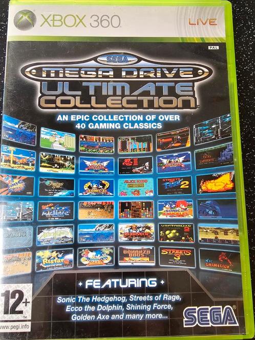 XBOX 360 Game - Mega Drive - Ultimate Collection - 40 games, Consoles de jeu & Jeux vidéo, Jeux | Xbox 360, Comme neuf, 2 joueurs