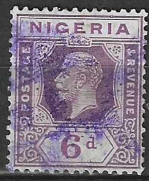 Nigeria 1914 - Yvert 7 - Koning George V (ST), Timbres & Monnaies, Timbres | Afrique, Affranchi, Nigeria, Envoi