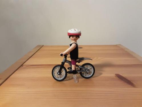 PLaymobil vrouw en mountainbike - compleet, Kinderen en Baby's, Speelgoed | Playmobil, Zo goed als nieuw, Complete set, Ophalen of Verzenden