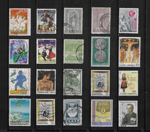 40 X Griekenland - Afgestempeld - Lot nr.15, Postzegels en Munten, Postzegels | Europa | Overig, Gestempeld, Griekenland, Verzenden
