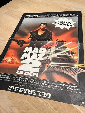 Poster Vintage 1982 MAD MAX 2 