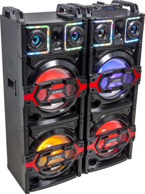 PARTY SOUND DJ GELUIDSYSTEEM MET BLUETOOTH, USB , MICRO-SD &, TV, Hi-fi & Vidéo, Appareil pour karaoké, Neuf, Haut-parleur(s)