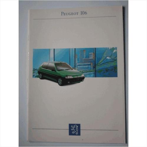 Peugeot 106 Brochure 1993 #4 Nederlands, Livres, Autos | Brochures & Magazines, Utilisé, Peugeot, Enlèvement ou Envoi