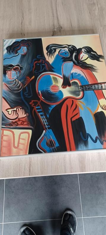 51 x 61 schilderij gitaar