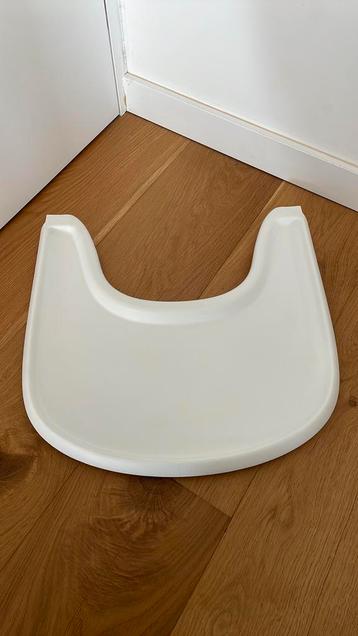 Stokke tray / tafelblad voor op trip trap stoel wit 
