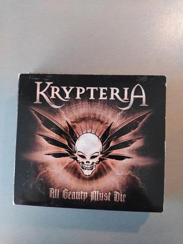 Cd. Krypteria. All beauty must die. (Limited edition).