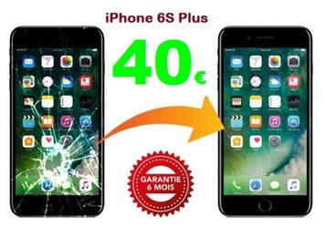 Réparation écran iPhone 6S Plus pas cher à Bruxelles 40€