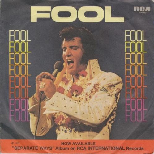 7"  Elvis  ‎– Fool / Steamroller Blues, CD & DVD, Vinyles Singles, Utilisé, Single, Rock et Metal, 7 pouces, Enlèvement ou Envoi