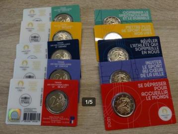 SET 2 euros Jeux Olympiques France 2024