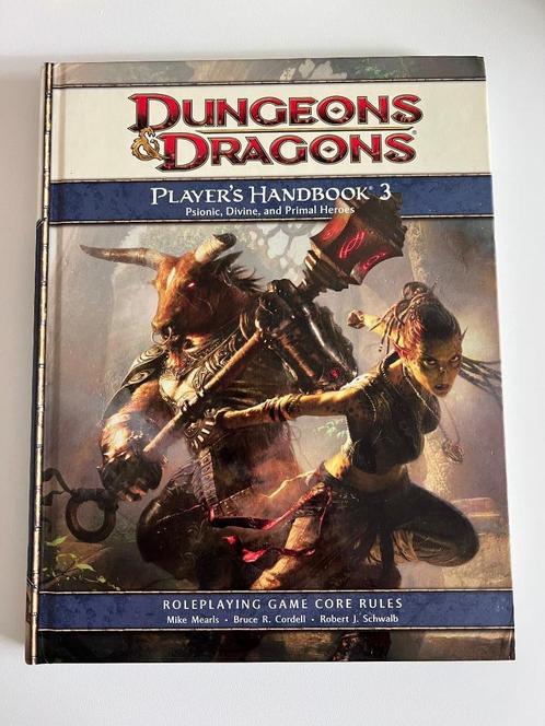 Livre Dungeons & Dragons Player's Handbook 3, Hobby & Loisirs créatifs, Wargaming, Utilisé, Autres types, Enlèvement ou Envoi