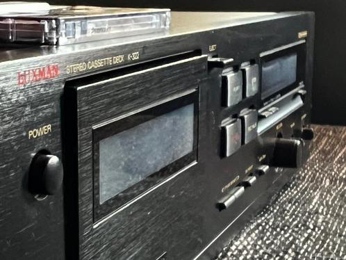 Luxman K322 Stereo Cassette deck, TV, Hi-fi & Vidéo, Decks cassettes, Simple, Autres marques, Tape counter, Enlèvement ou Envoi