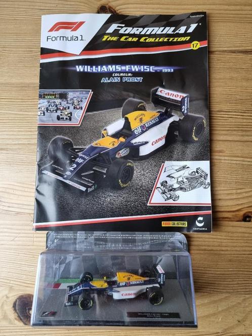 Formula 1 The Car Collection 17 Panini Williams  Alain Prost, Collections, Marques automobiles, Motos & Formules 1, Neuf, ForTwo