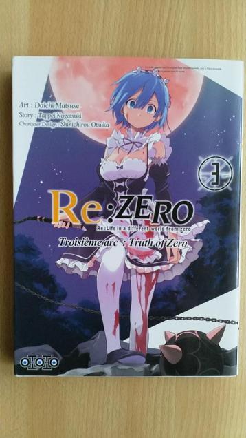 Ototo Manga - Re:Zero Arc 3 Tome 3