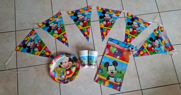 Feestpakket verjaardag versiering Mickey Mouse