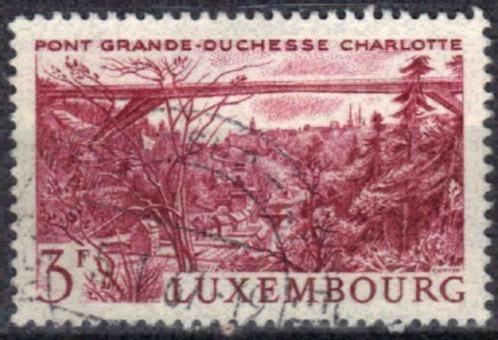 Luxemburg 1966 - Yvert 689 - Landschappen (ST), Timbres & Monnaies, Timbres | Europe | Autre, Affranchi, Luxembourg, Envoi