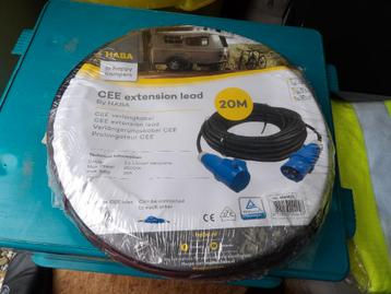 kabel 25 m voor camper of caravan