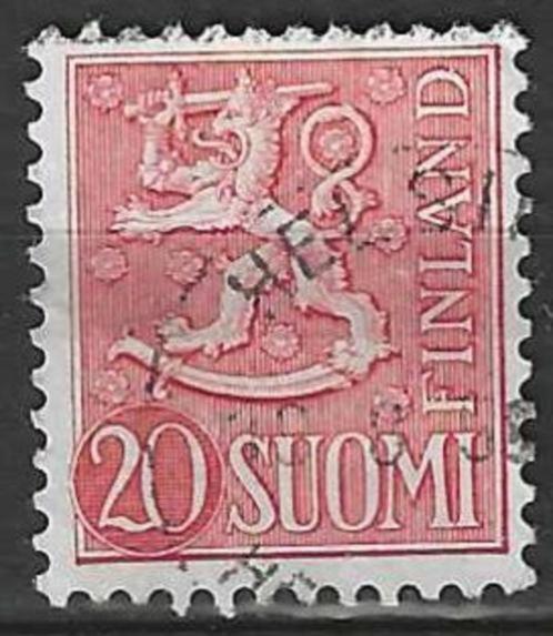 Finland 1954/1958 - Yvert 414A - Leeuw (ST), Timbres & Monnaies, Timbres | Europe | Scandinavie, Affranchi, Finlande, Envoi