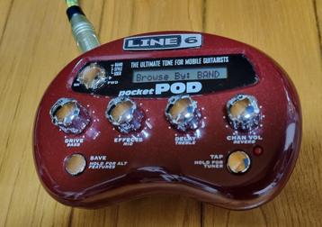 Line6 Pocket Pod draagbare gitaar multi effectprocessor