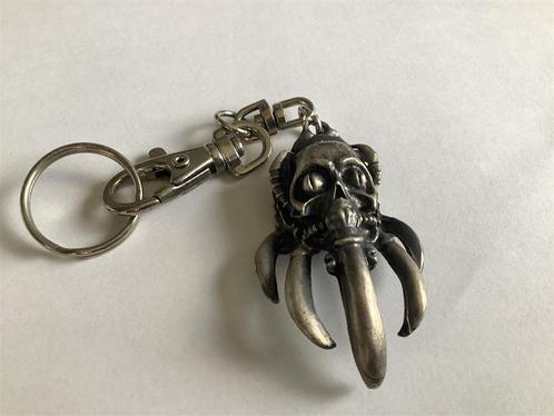 Skull head sleutelhanger, Motos, Accessoires | Autre, Neuf, Enlèvement ou Envoi