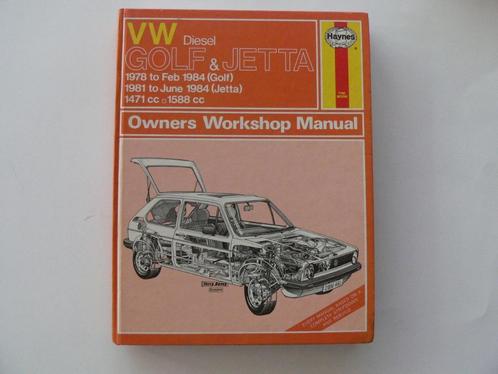 Handleiding VW Golf & Jetta Diesel 1978 - 1984, Autos : Divers, Modes d'emploi & Notices d'utilisation, Enlèvement ou Envoi