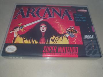 Arcana SNES Game Case